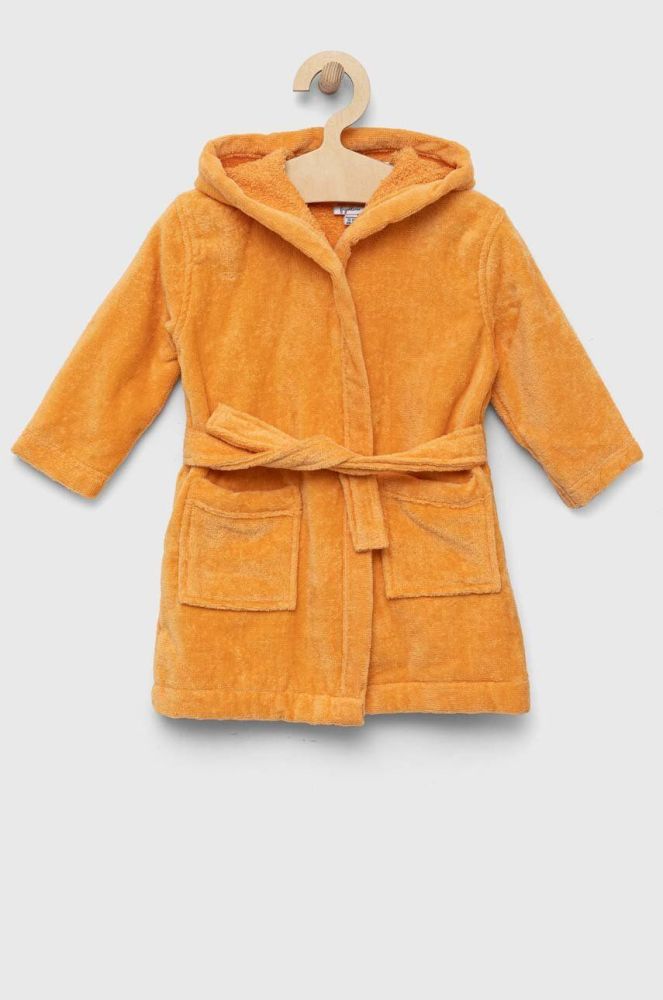 Дитячий бавовняний халат OVS колір помаранчевий