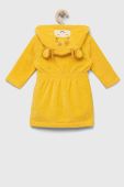 Дитячий бавовняний халат OVS колір жовтий