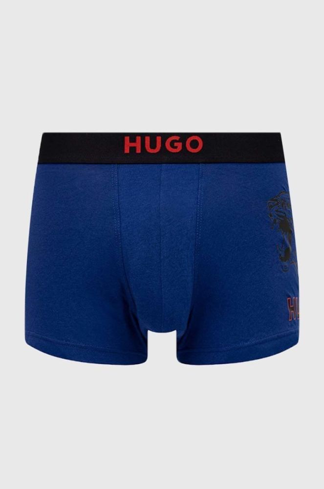 Боксери HUGO 2-pack чоловічі колір блакитний (2887067) фото 3