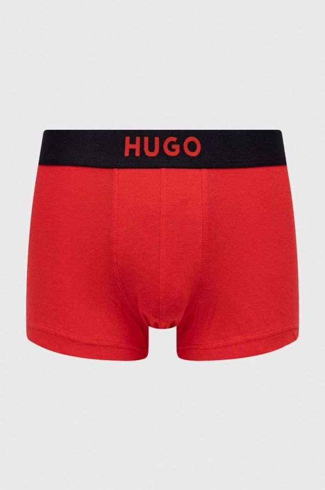 Боксери HUGO 2-pack чоловічі колір червоний (2893477) фото 2