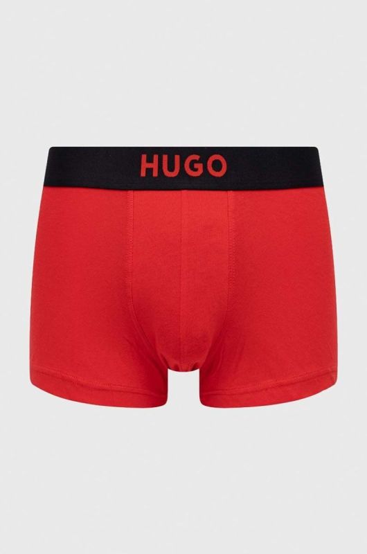 Боксери HUGO 2-pack чоловічі колір червоний (2893477) фото 2