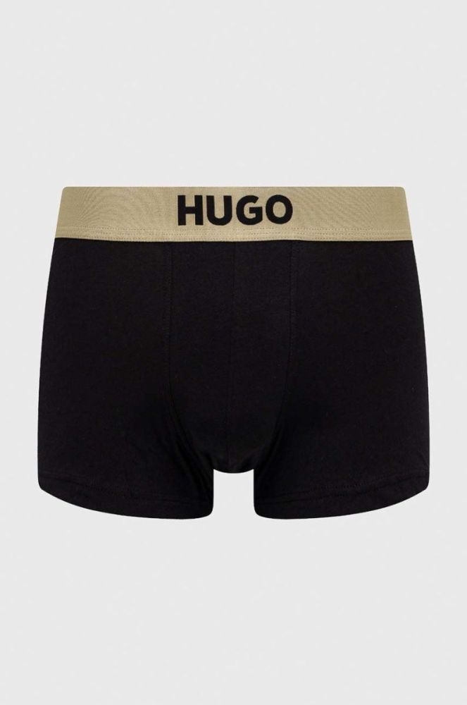 Боксери HUGO 2-pack чоловічі колір чорний (2893472) фото 2