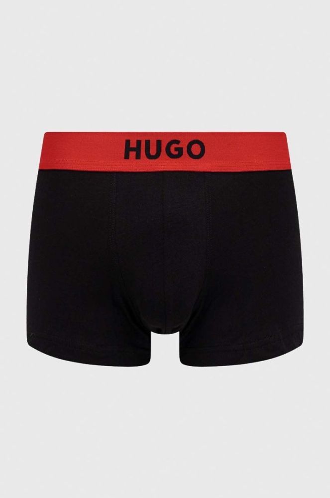Боксери HUGO 2-pack чоловічі колір чорний (2893472) фото 3