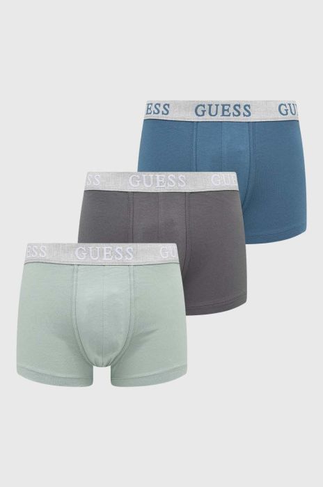 Боксери Guess 3-pack чоловічі колір сірий (2882475)