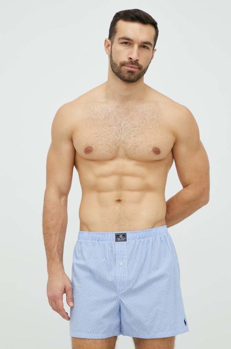 Бавовняні боксери Polo Ralph Lauren колір блакитний (2908494)