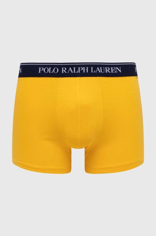 Боксери Polo Ralph Lauren 3-pack чоловічі колір жовтий фото 2
