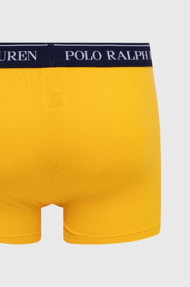 Боксери Polo Ralph Lauren 3-pack чоловічі колір жовтий фото 5