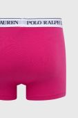 Боксери Polo Ralph Lauren 3-pack чоловічі колір фіолетовий
