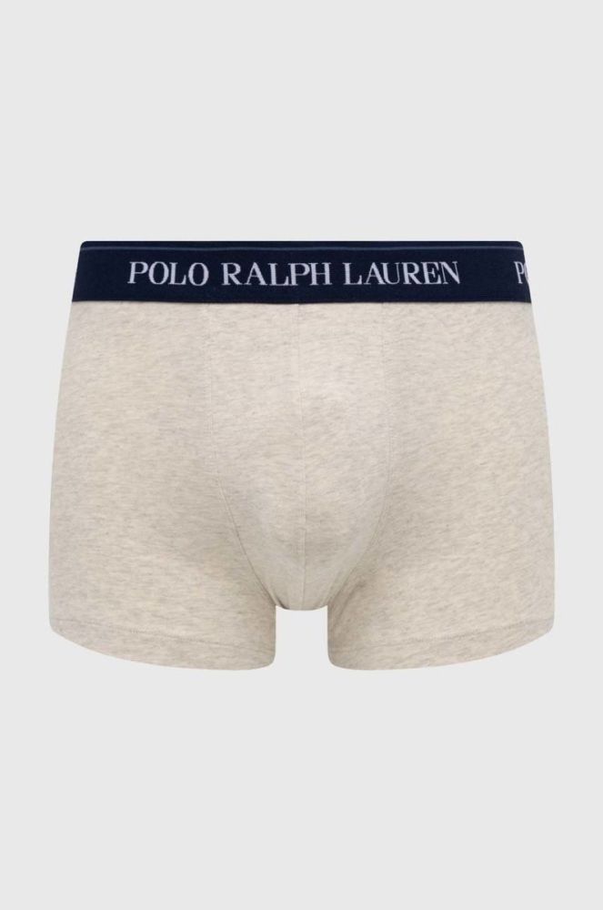 Боксери Polo Ralph Lauren 3-pack чоловічі колір синій (2837128) фото 4