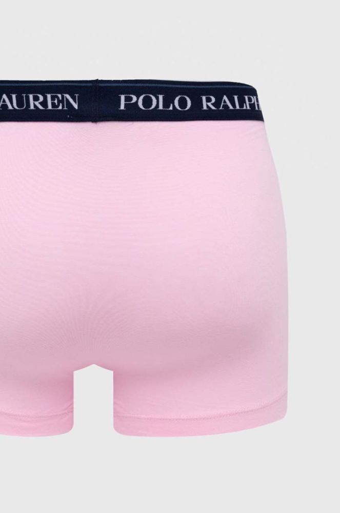 Боксери Polo Ralph Lauren 3-pack чоловічі колір синій (2837128) фото 5