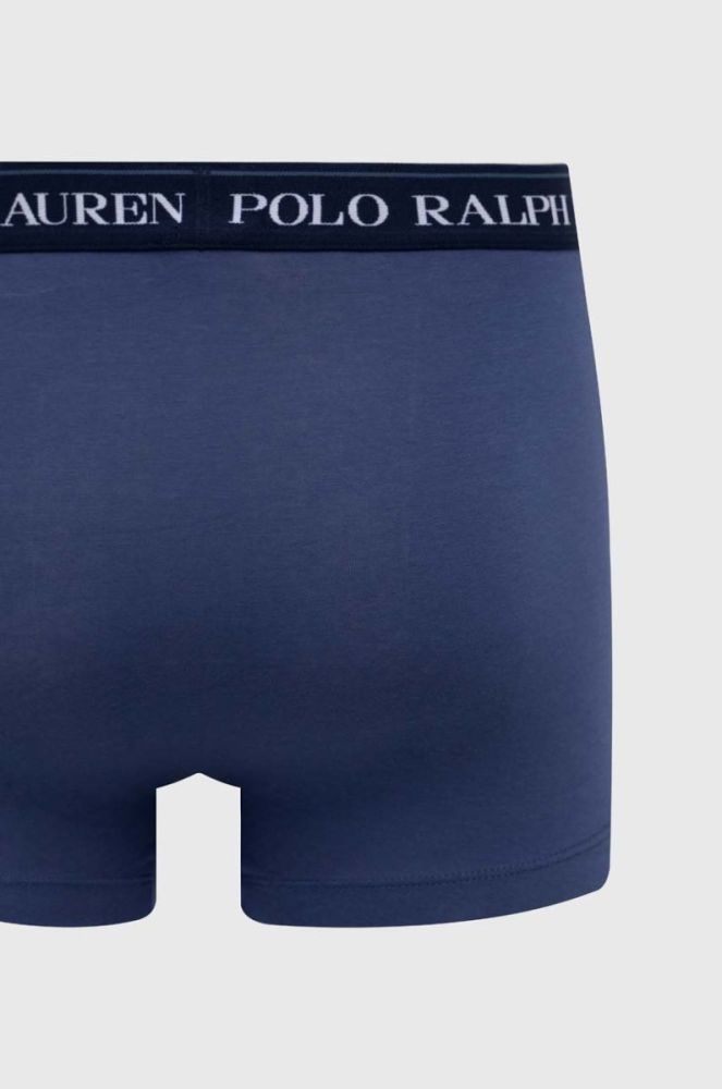Боксери Polo Ralph Lauren 3-pack чоловічі колір синій (2837128) фото 6