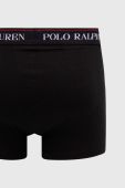 Боксери Polo Ralph Lauren 3-pack чоловічі колір бордовий