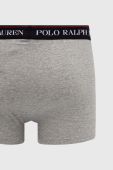 Боксери Polo Ralph Lauren 3-pack чоловічі колір бордовий