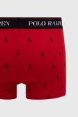 Боксери Polo Ralph Lauren 3-pack чоловічі колір бордовий