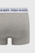 Боксери Polo Ralph Lauren 3-pack чоловічі колір сірий (2837101)
