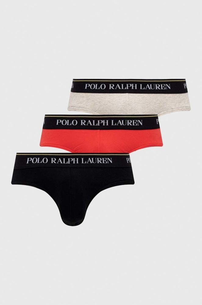 Сліпи Polo Ralph Lauren 3-pack чоловічі колір чорний (2905554)