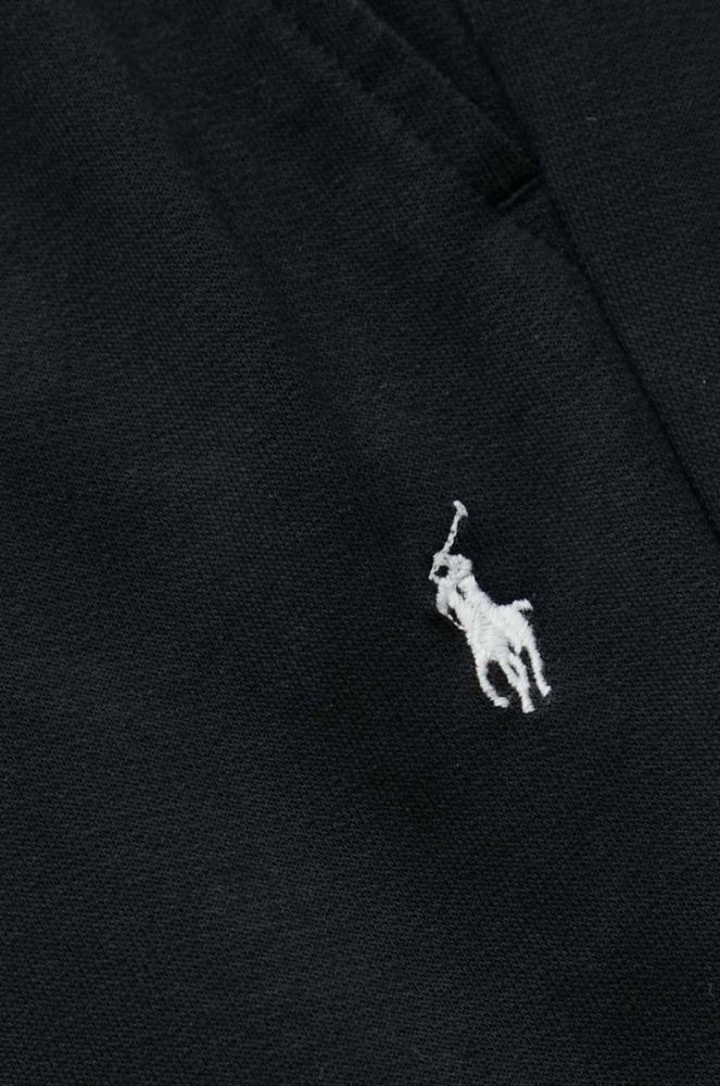 Штани лаунж Polo Ralph Lauren колір чорний з принтом фото 4