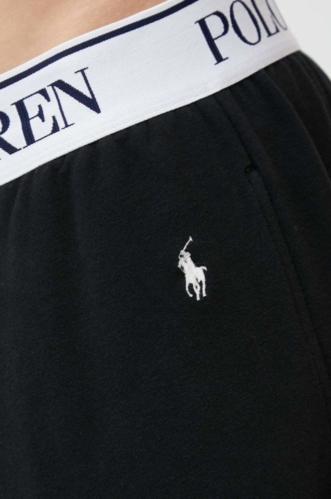 Штани лаунж Polo Ralph Lauren колір чорний однотонні (2923384) фото 4
