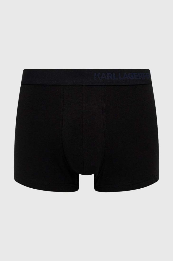 Боксери Karl Lagerfeld 3-pack чоловічі колір чорний (2896172)