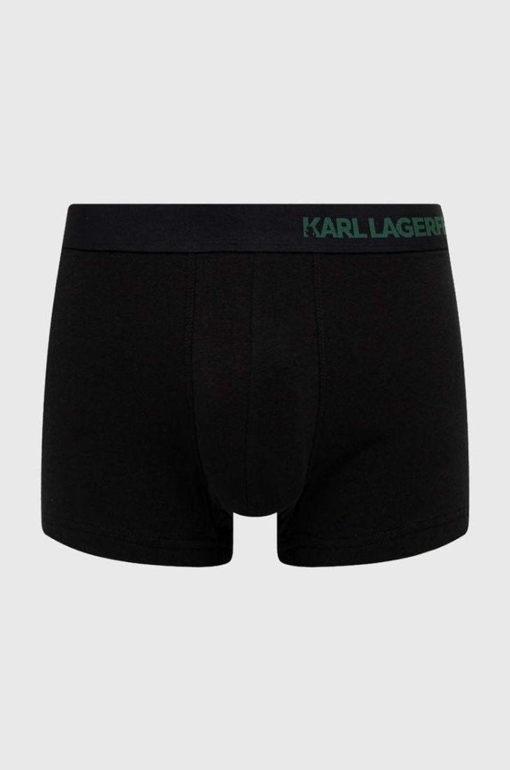 Боксери Karl Lagerfeld 3-pack чоловічі колір чорний (2896172)