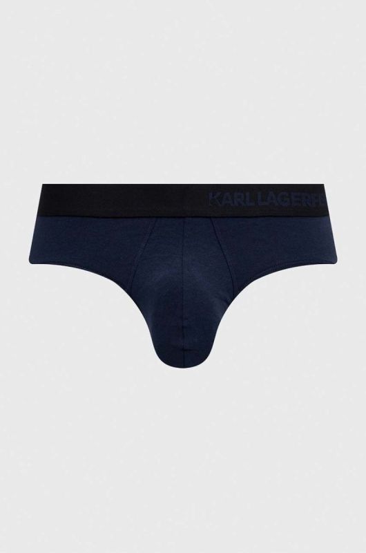 Сліпи Karl Lagerfeld 3-pack чоловічі колір синій фото 2