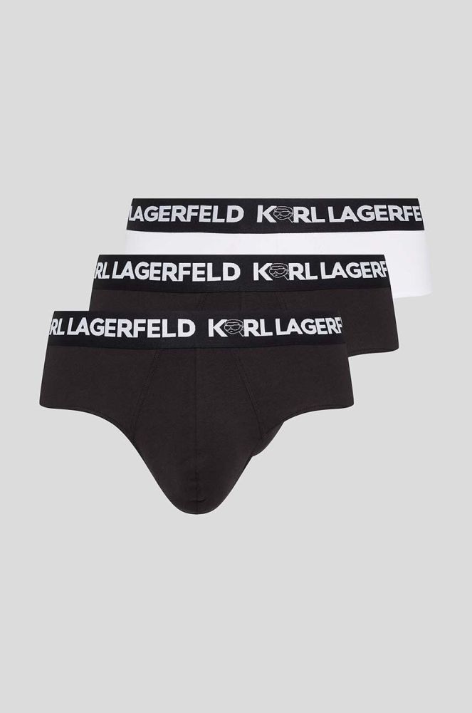 Сліпи Karl Lagerfeld 3-pack чоловічі колір чорний (2896220)