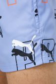 Купальні шорти Puma Cat Logo колір фіолетовий
