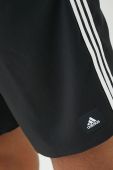 Купальні шорти adidas Performance 3-Stripes CLX колір чорний