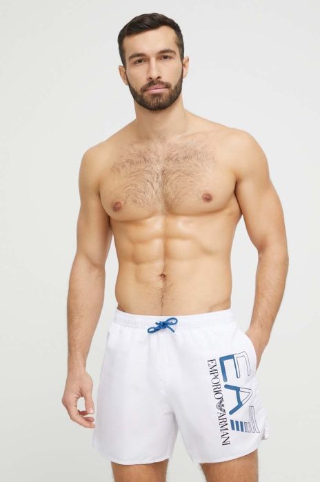 Купальні шорти EA7 Emporio Armani колір білий (3150263)