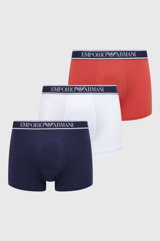 Боксери Emporio Armani Underwear 3-pack чоловічі колір барвистий (2919529)