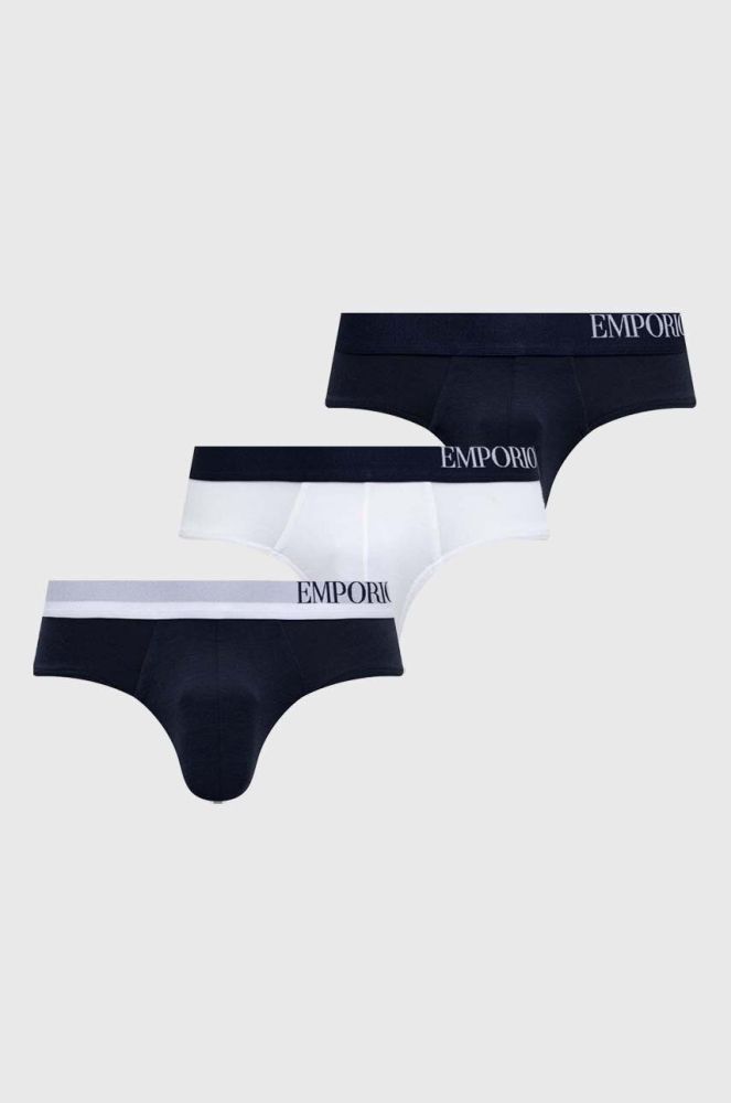 Сліпи Emporio Armani Underwear 3-pack чоловічі колір барвистий (3073079)