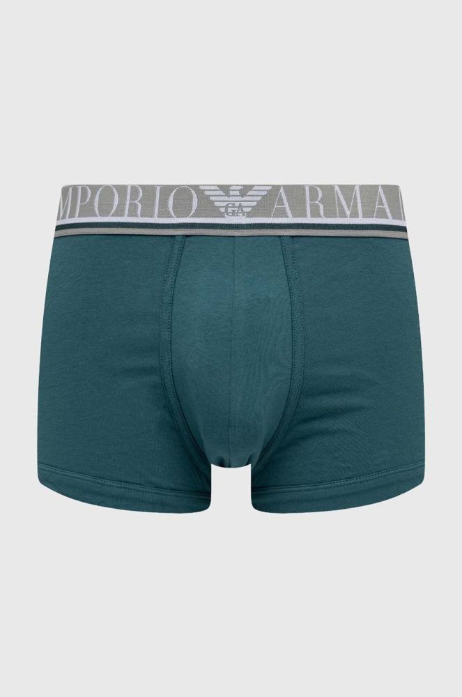 Боксери Emporio Armani Underwear чоловічі колір зелений