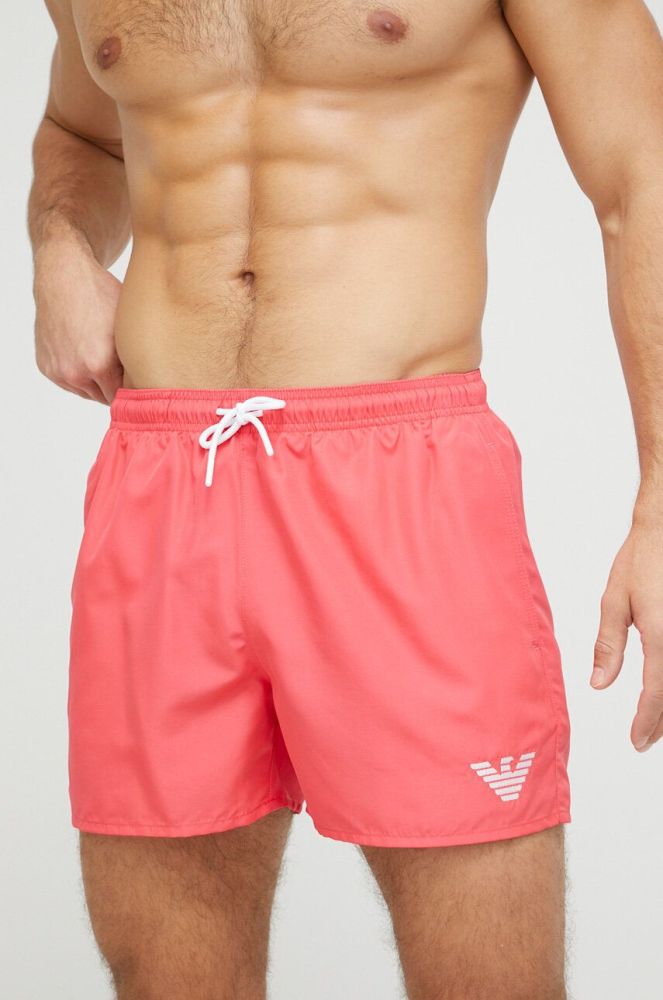 Купальні шорти Emporio Armani Underwear колір помаранчевий