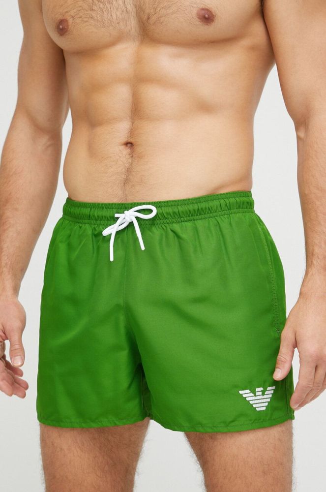 Купальні шорти Emporio Armani Underwear колір зелений