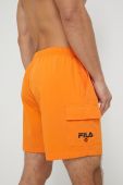 Купальні шорти Fila колір помаранчевий