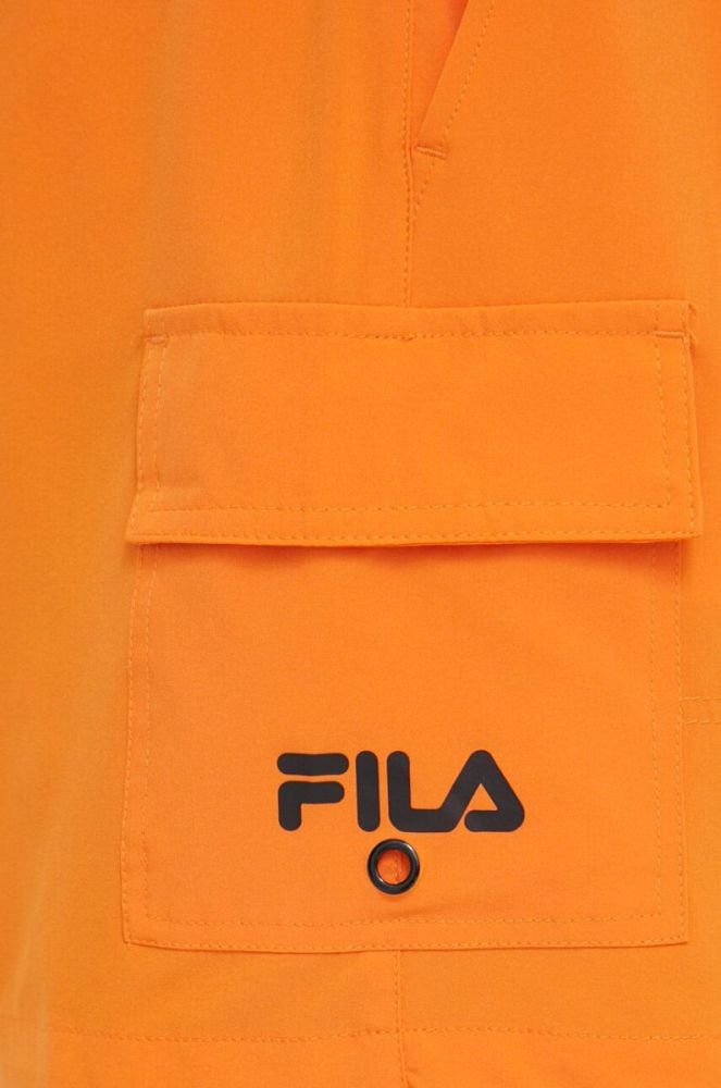 Купальні шорти Fila колір помаранчевий фото 4