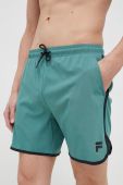 Купальні шорти Fila колір бірюзовий