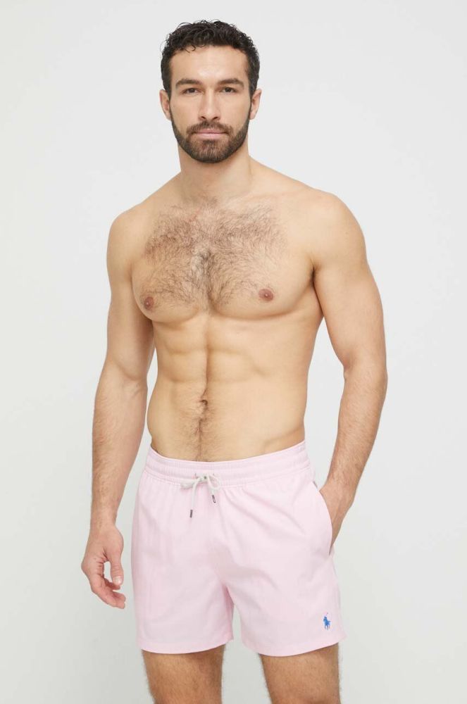 Купальні шорти Polo Ralph Lauren колір рожевий (3247201)