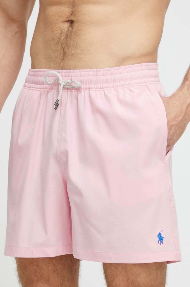 Купальні шорти Polo Ralph Lauren колір рожевий (3240873)