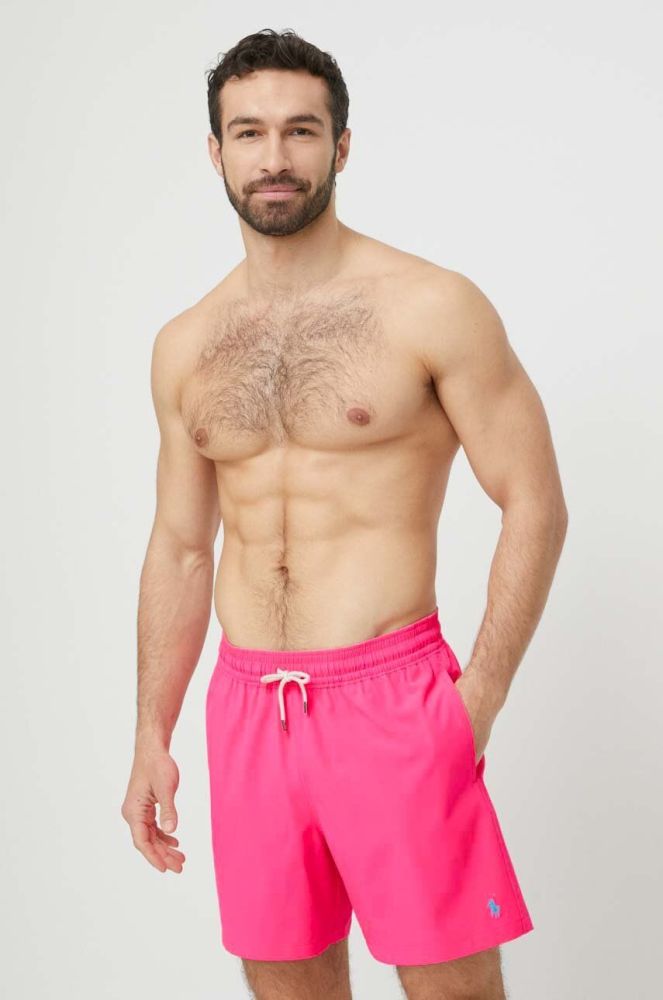 Купальні шорти Polo Ralph Lauren колір рожевий (3240879)