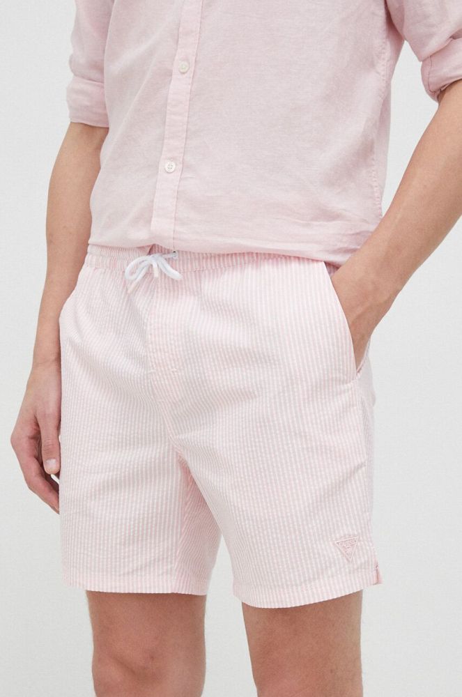 Купальні шорти Guess колір рожевий (3018061)