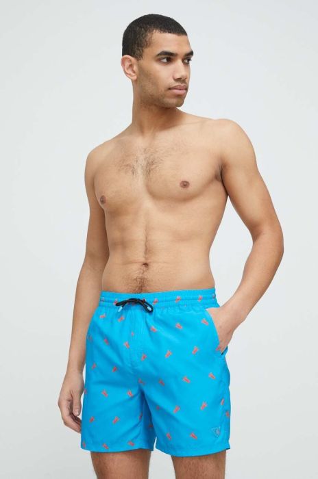 Купальні шорти Guess колір блакитний (3229809)