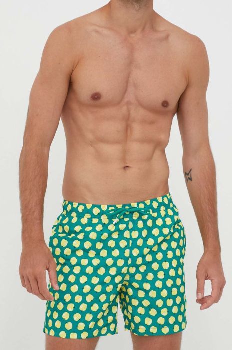 Купальні шорти United Colors of Benetton колір зелений (3288452)