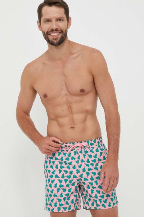 Купальні шорти United Colors of Benetton колір рожевий