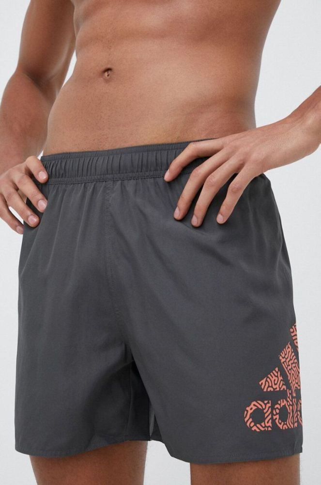 Купальні шорти adidas Performance колір сірий (3169819) фото 4