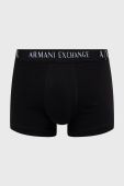 Боксери Armani Exchange 2-pack чоловічі колір чорний