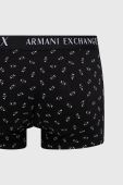 Боксери Armani Exchange 2-pack чоловічі колір чорний