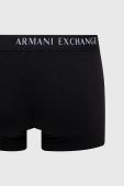Боксери Armani Exchange 2-pack чоловічі колір чорний