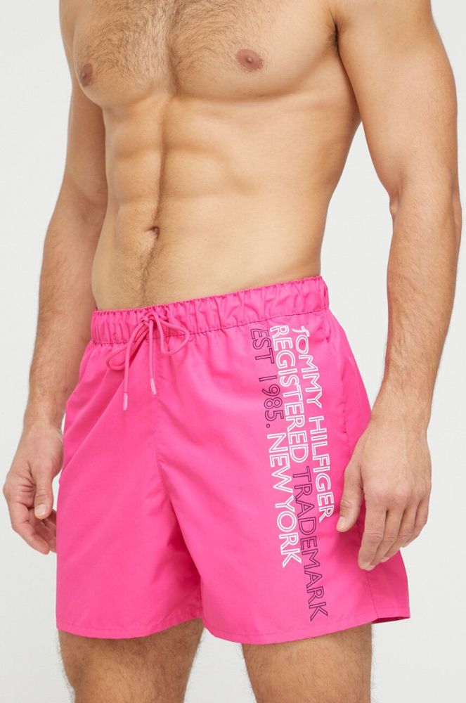 Купальні шорти Tommy Hilfiger колір рожевий (3081312)