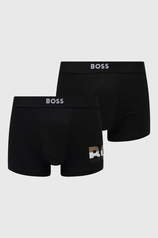 Боксери BOSS 2-pack чоловічі колір чорний (3204645)